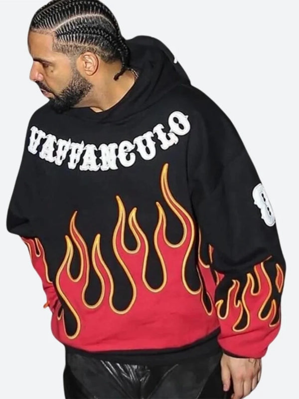 Drake Vaffanculo Flame Hoodie