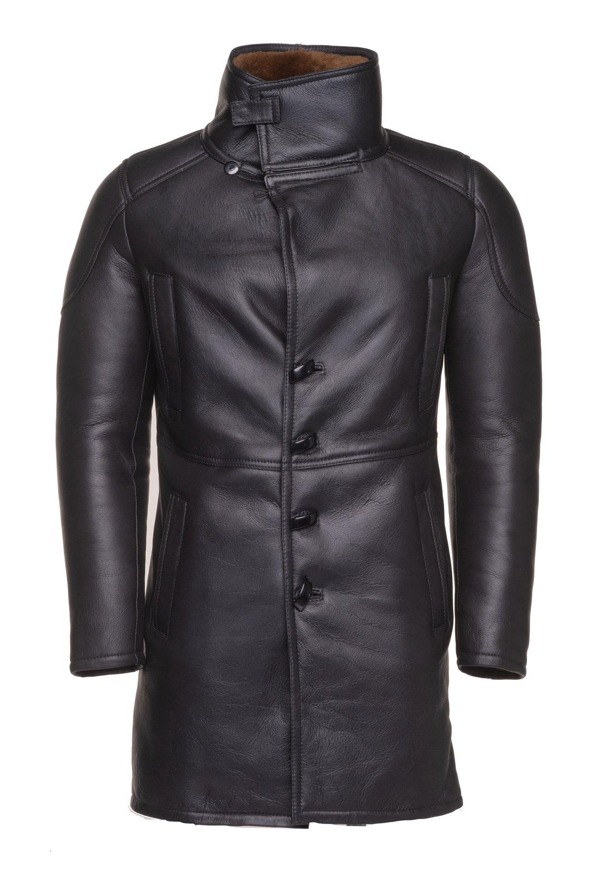 Real Shearling Coat inspired by Ryan Goslings Blade Runner 2049 Trench Coat