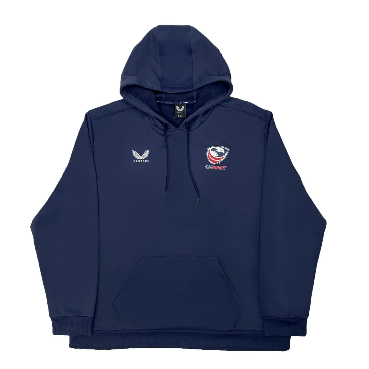 USA Rugby Brush Back Overhead Hoodie