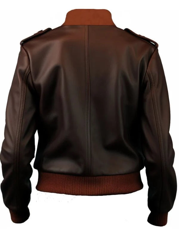 Women Aviators' Leather Bomber Jacket – Vintage Aviator Style