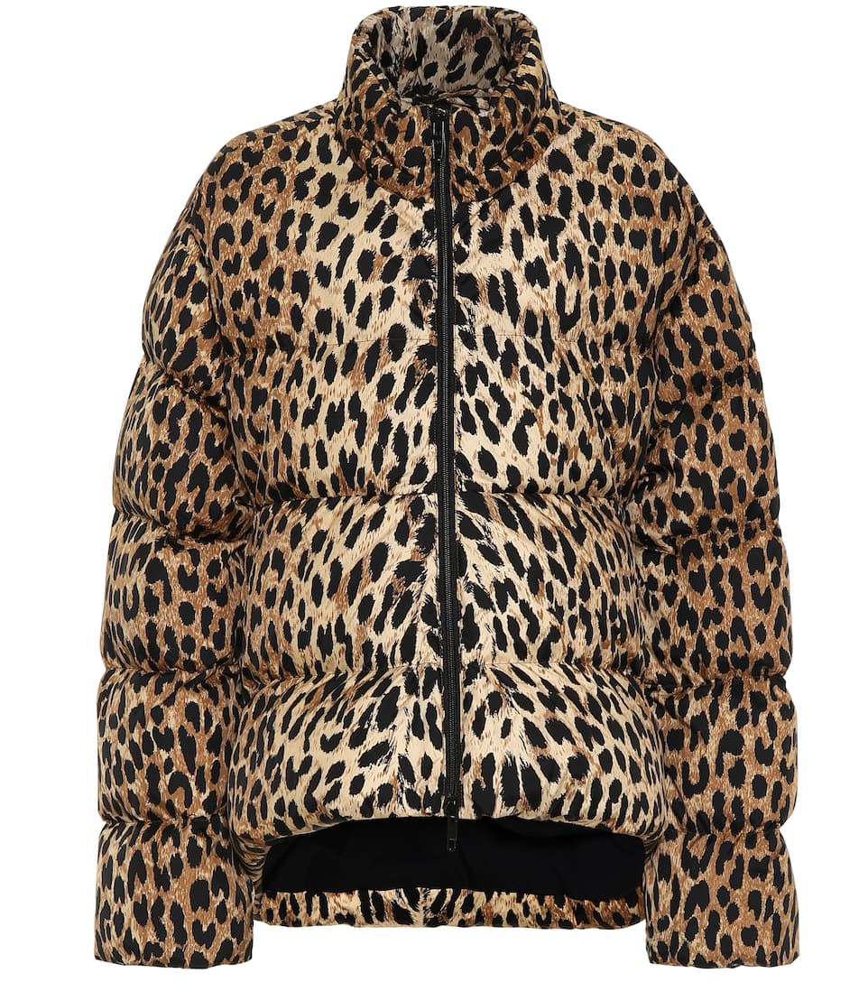 Womens Faux Fur Leopard Jacket