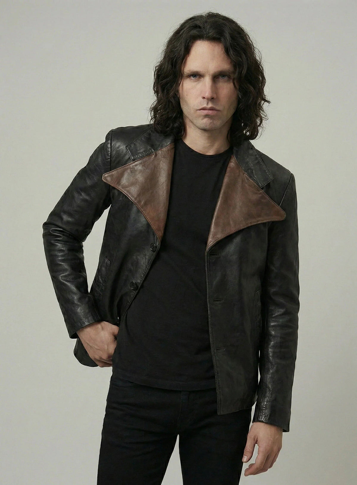 Jim Morrison Leather Jacket