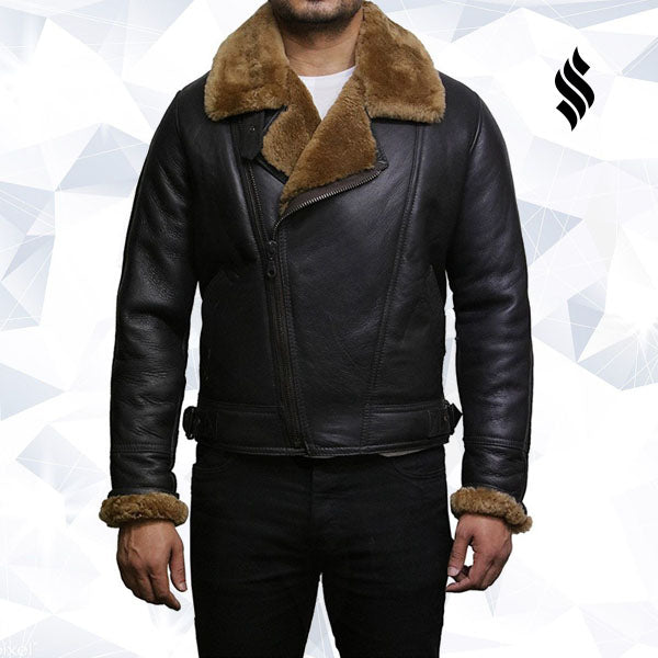 Mens Shearling Sheepskin Jacket