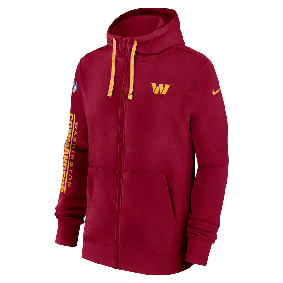 Washington Commanders Zip Up Hoodie