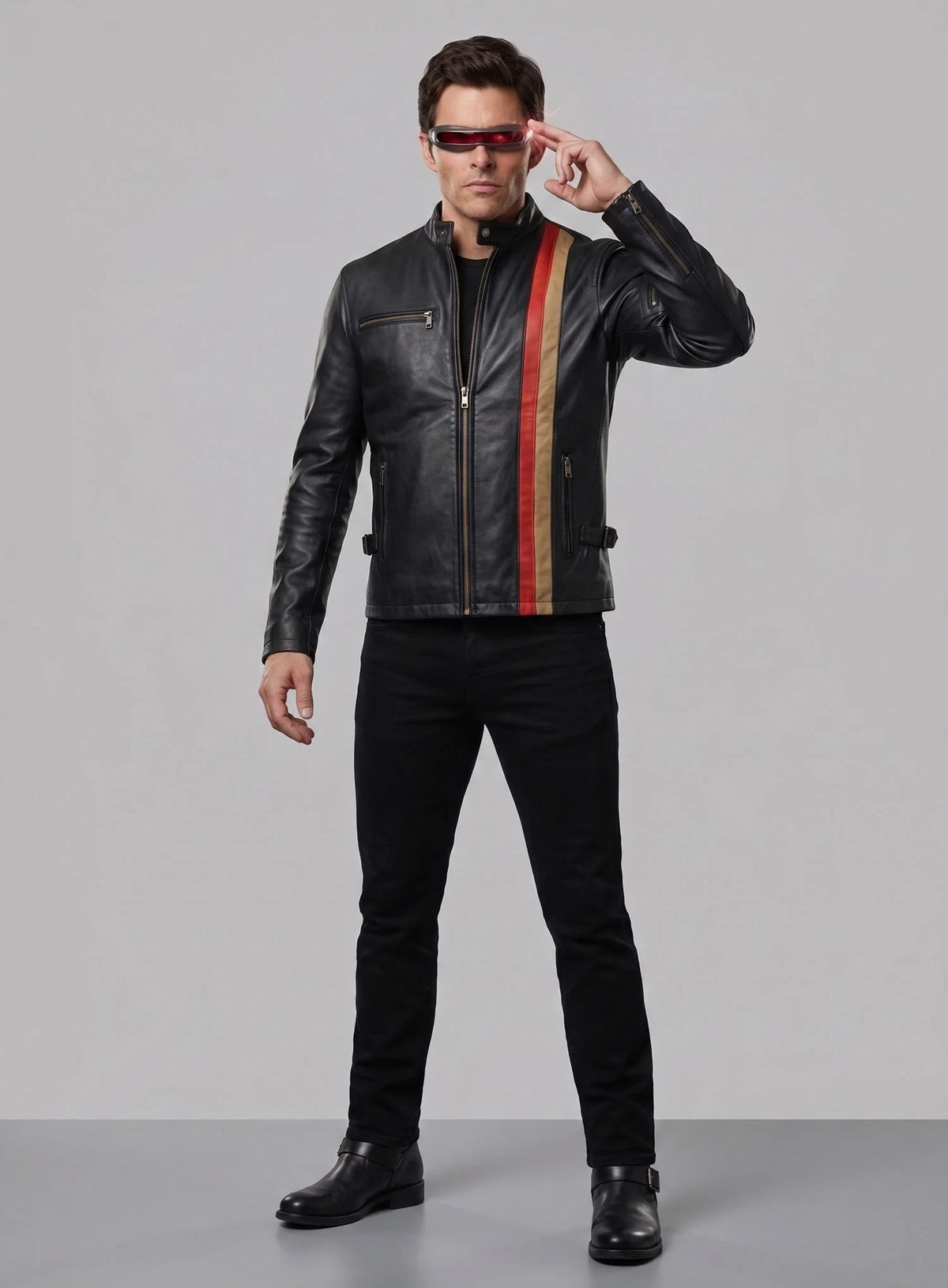 X-Men Cyclops Scott Leather Jacket